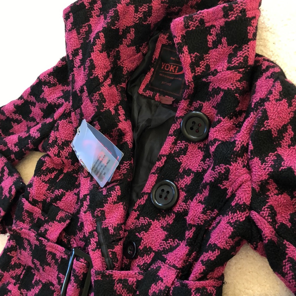 Yoki Girls Wool Blend Coat - Picture 2 of 13